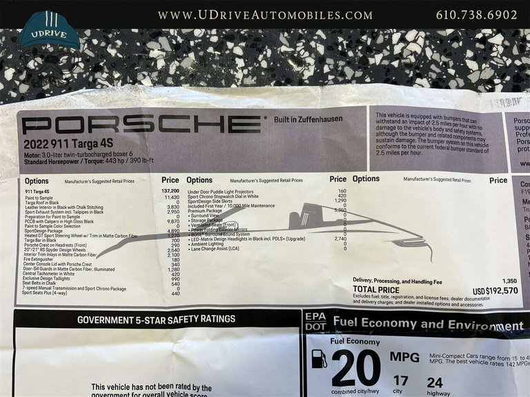 Porsche 992 Targa 4S