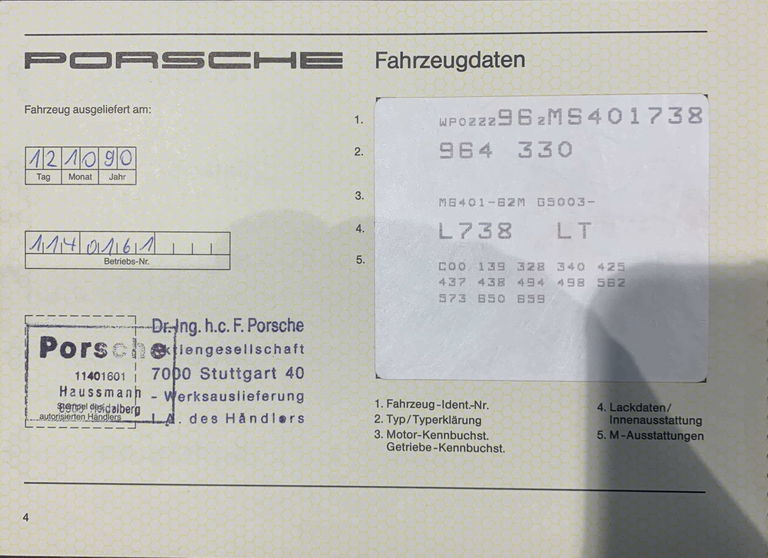 Porsche 964 Carrera 2