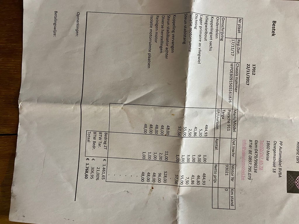 Porsche 911 Carrera 3.2 (US)