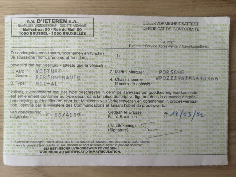 Porsche 964 Carrera 4
