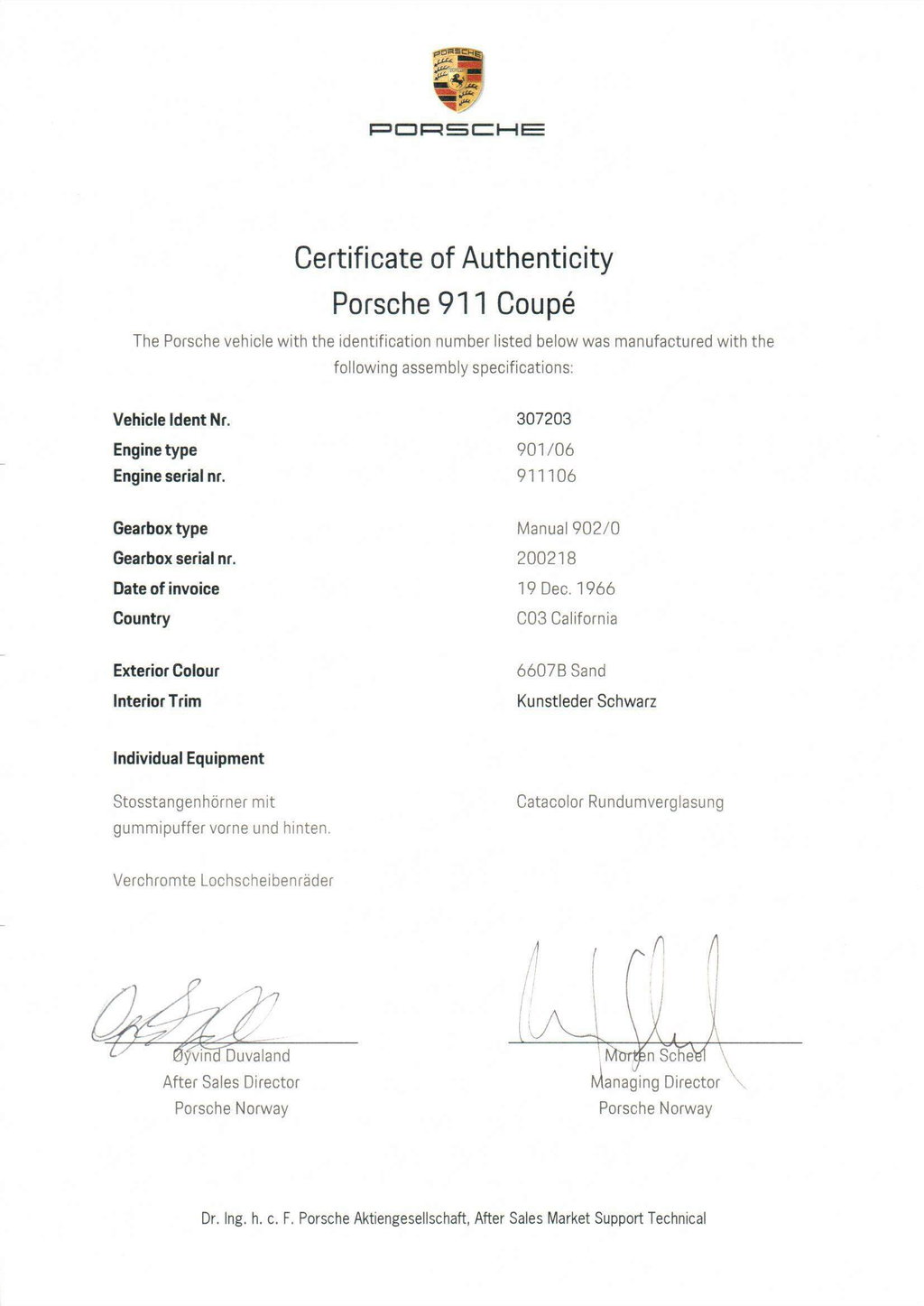 Porsche 911 (F-Modell)