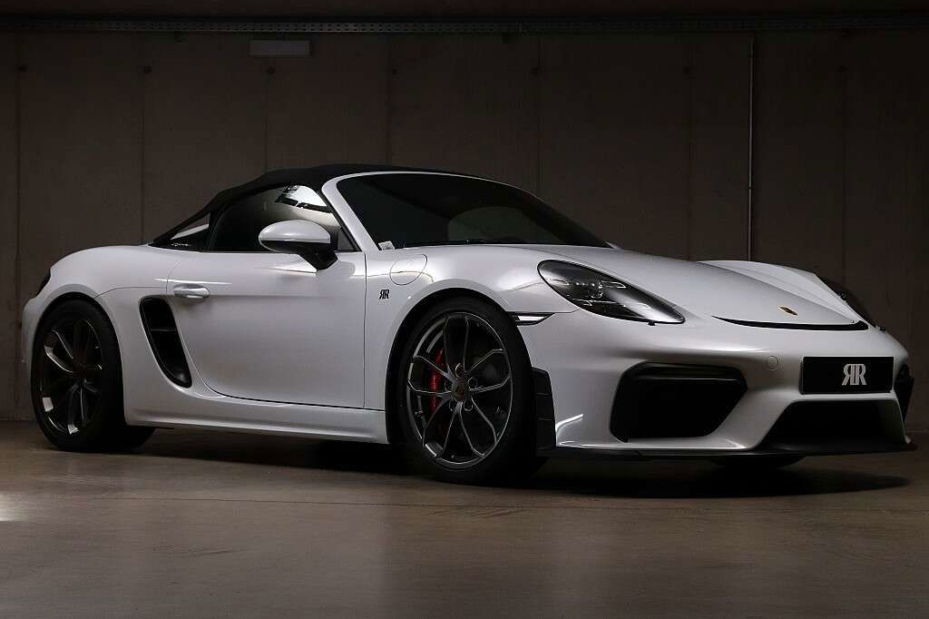 Porsche Boxster Spyder kaufen weiß gebraucht