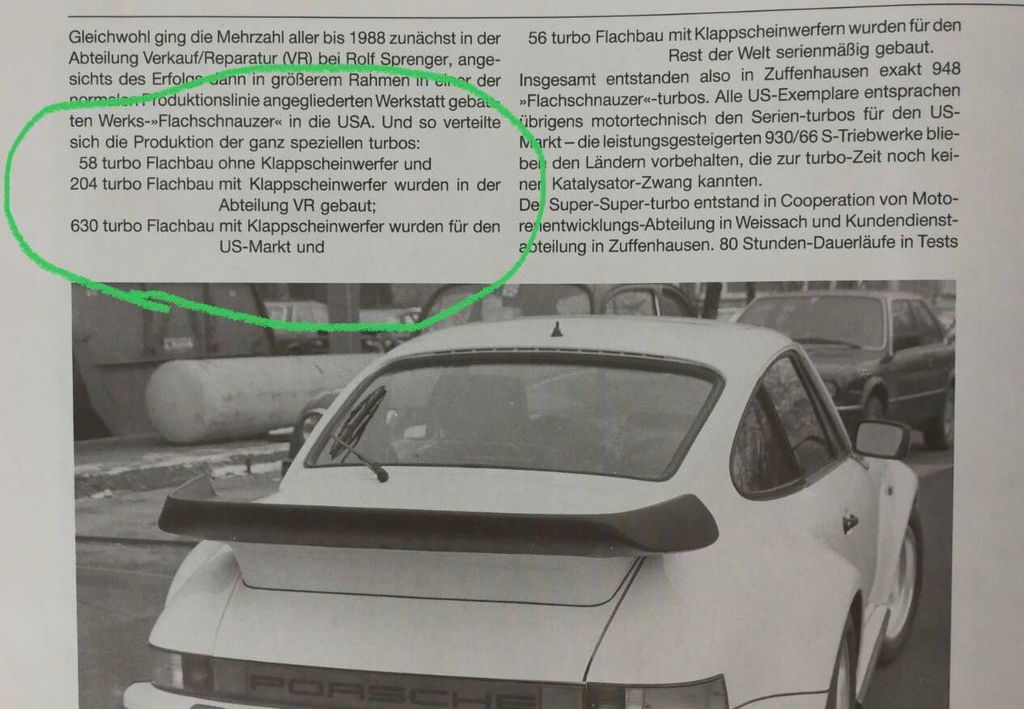 Porsche 911 Turbo Flachbau