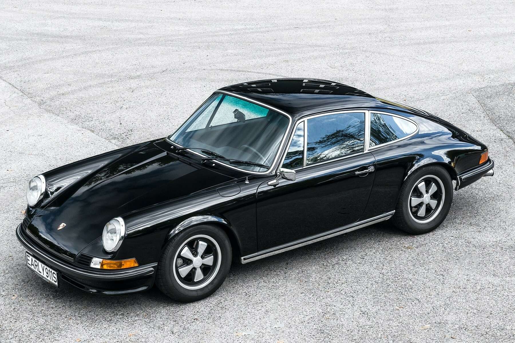 Porsche 911 S 1972 Black 1:12
