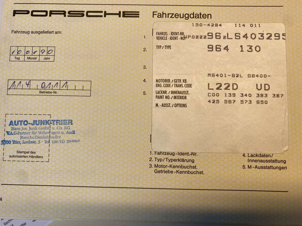 Porsche 964 Carrera 4