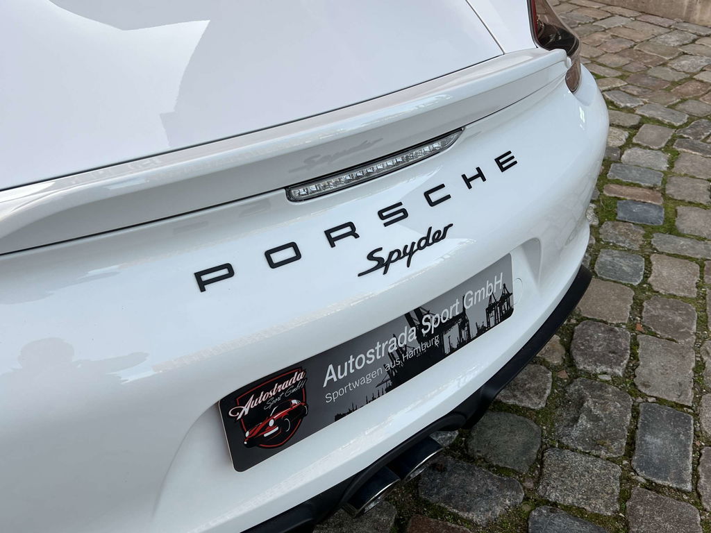 Porsche 981 Boxster Spyder