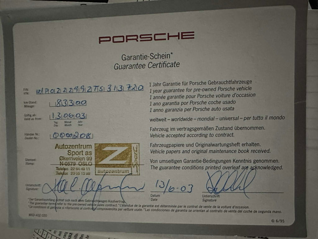 Porsche 993 Carrera 4S