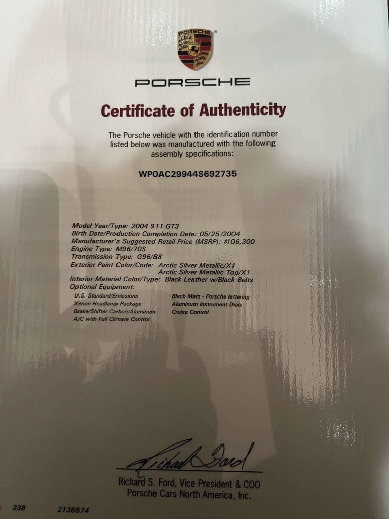 Porsche 996 GT3