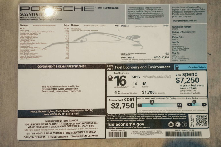 Porsche 992 GT3