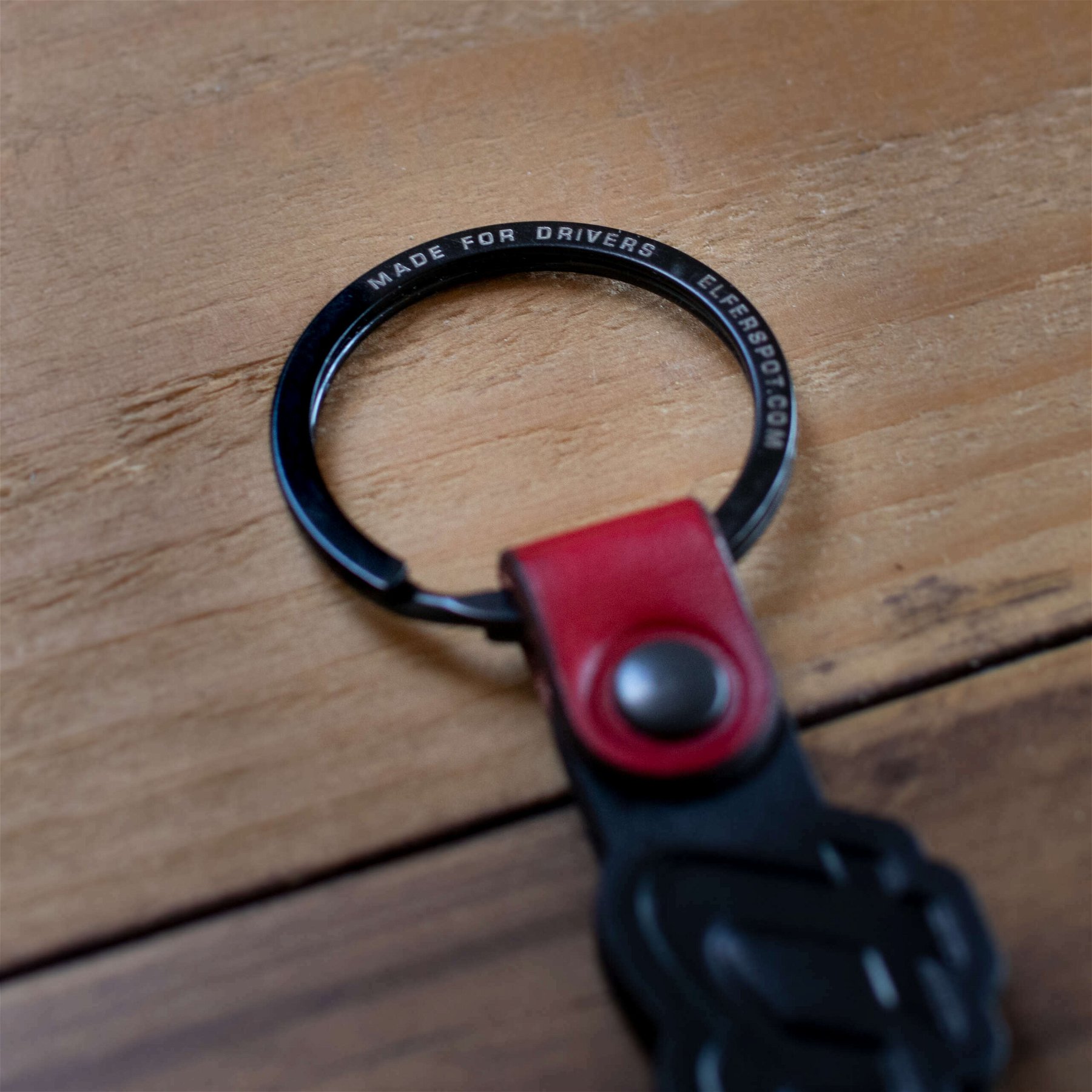 S-Class Model Series Black Silver Keychain Key Ring Genuine