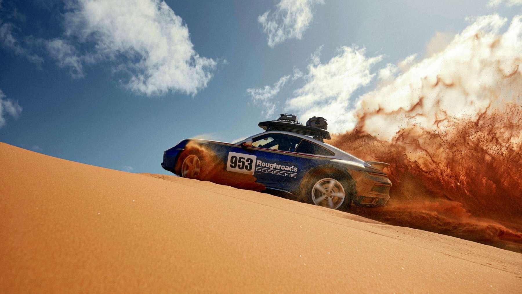 Porsche 911 Dakar – 2,500 units, 480 hp, 8-speed PDK, 170 kph off-road