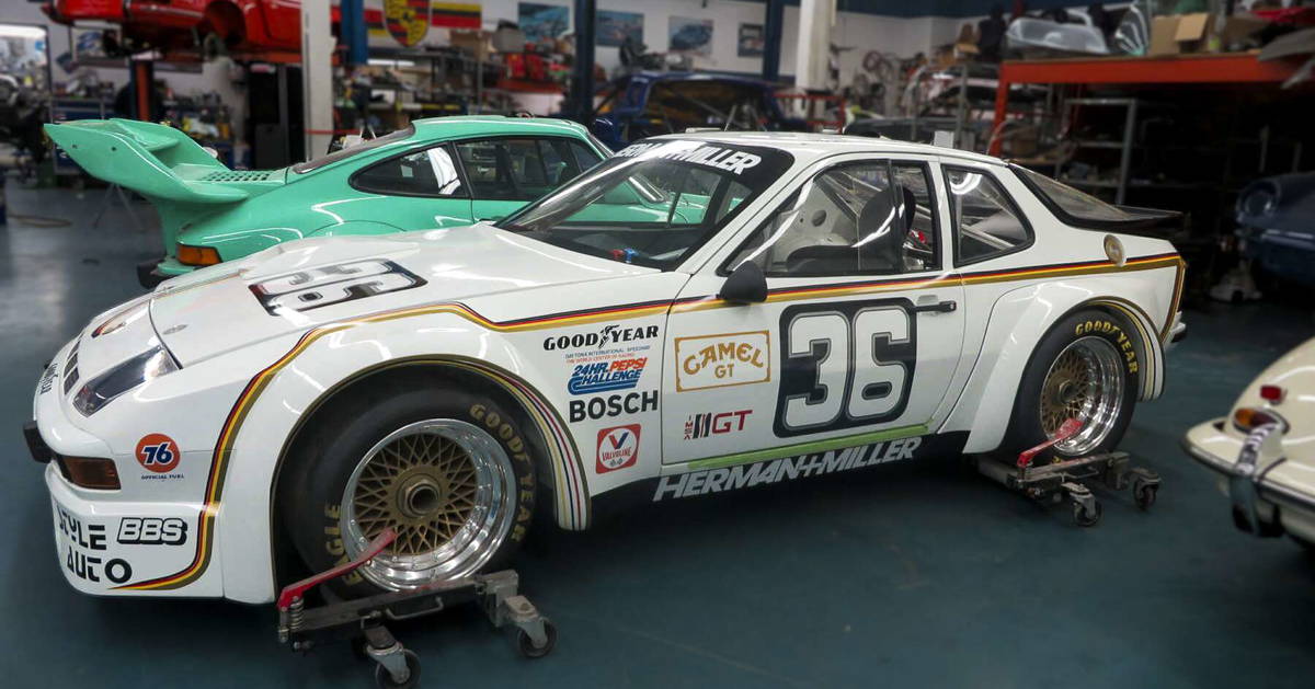 Porsche 924 Carrera GTR n.36 in the 24 Hours of Le Mans 1981