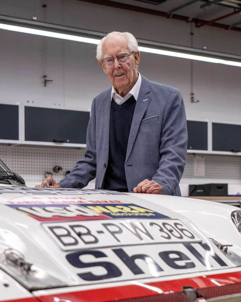 Peter Falk im Porsche Museum
