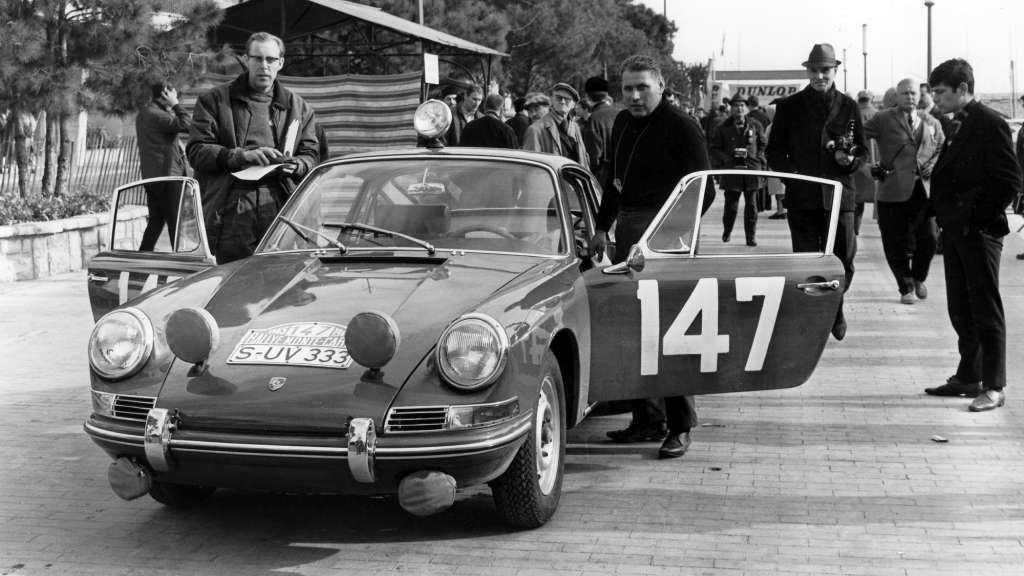 Peter Falk, Herbert Linge, Rally Monte Carlo 1965