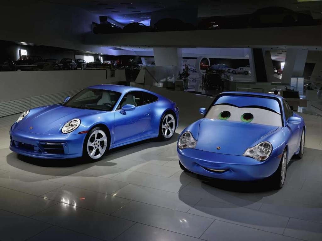 Porsche 992 Sally Edition & Porsche 996.2 Carrera Sally from Pixar Movie Cars