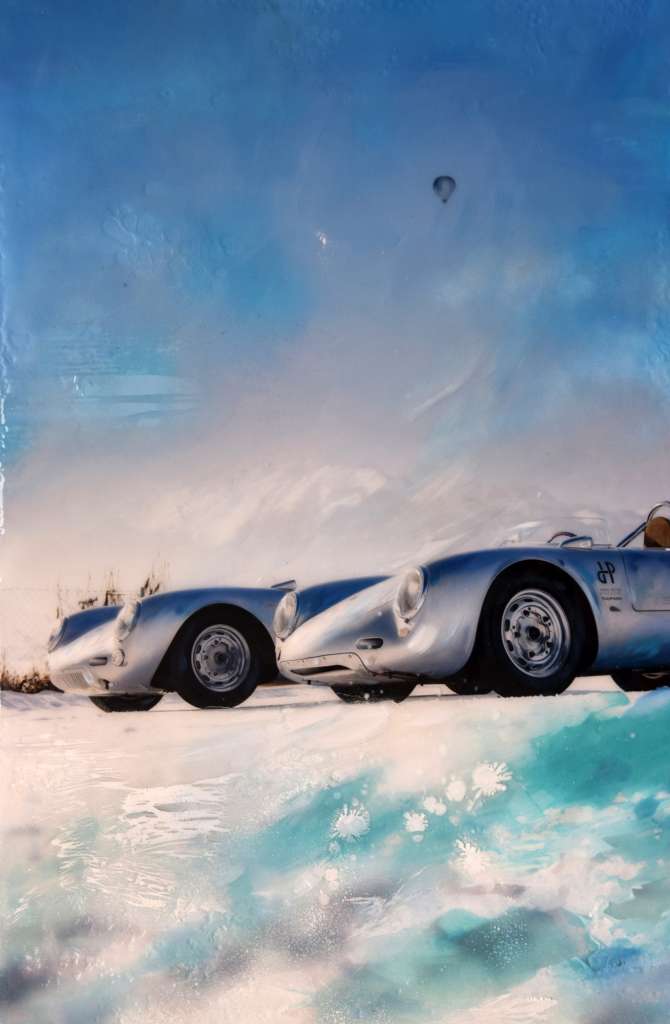 Dynamische Momente Porsche 550 Spyder
