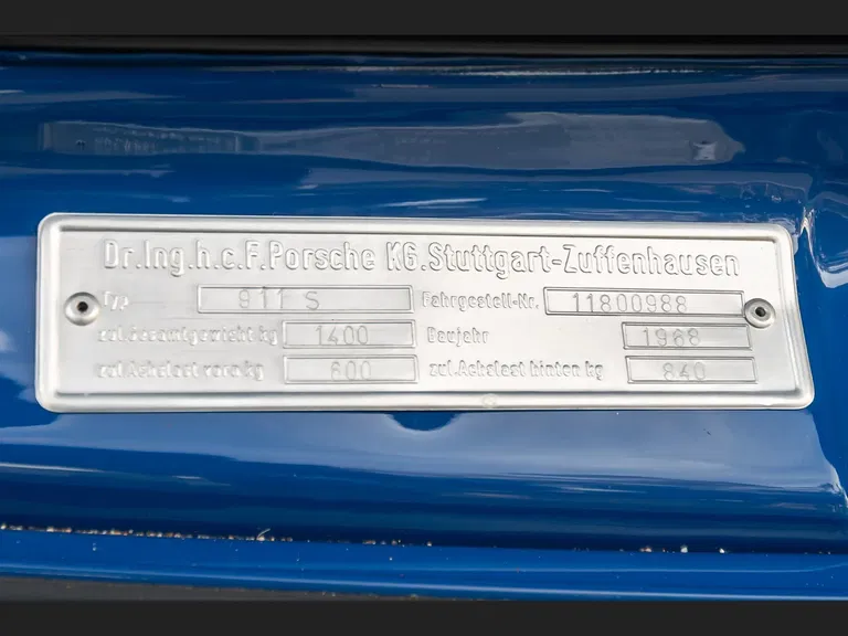 Porsche 911 S (F-Modell)