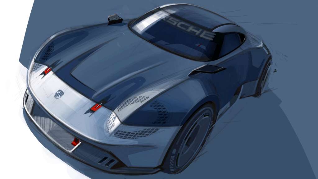 Porsche Vision 357 Design sketch