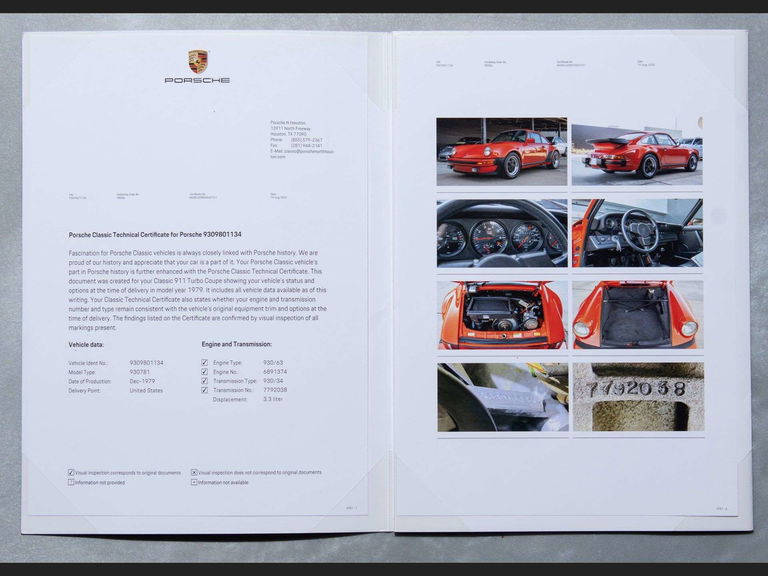 Porsche 911 Turbo 3.3 (US)