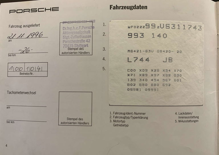 Porsche 993 Carrera 4S