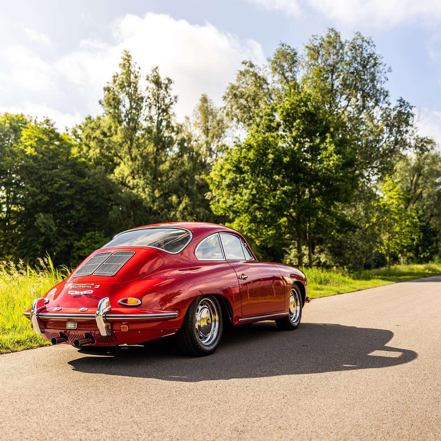 Porsche 356B 2000 GS Carrera 2 1960 - Grise - GT Spirit 1/18 - Neuve