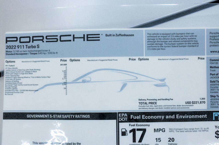 Porsche 992 Turbo S