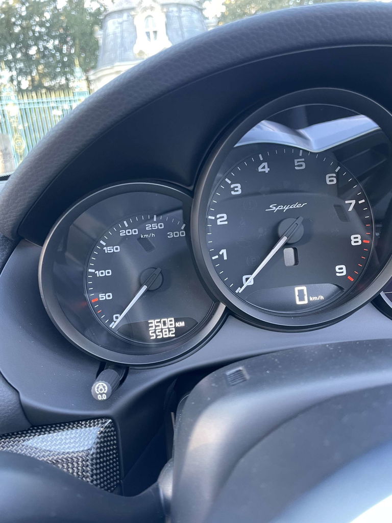 Porsche 981 Boxster Spyder