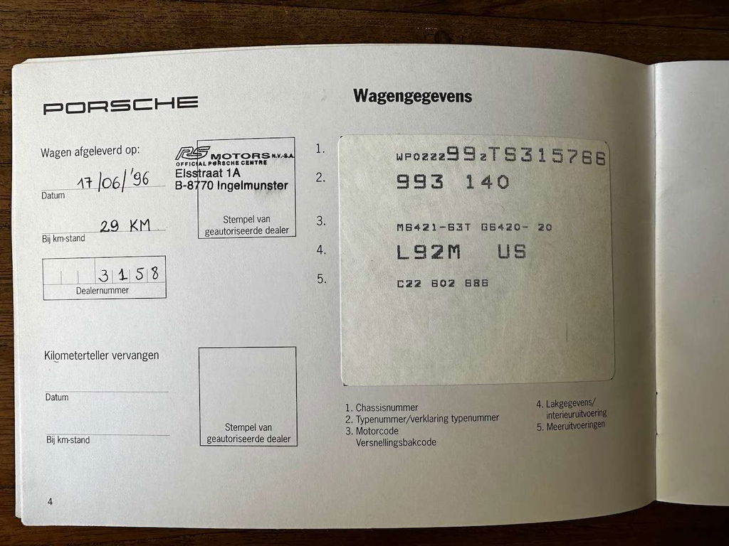 Porsche 993 Carrera 4S