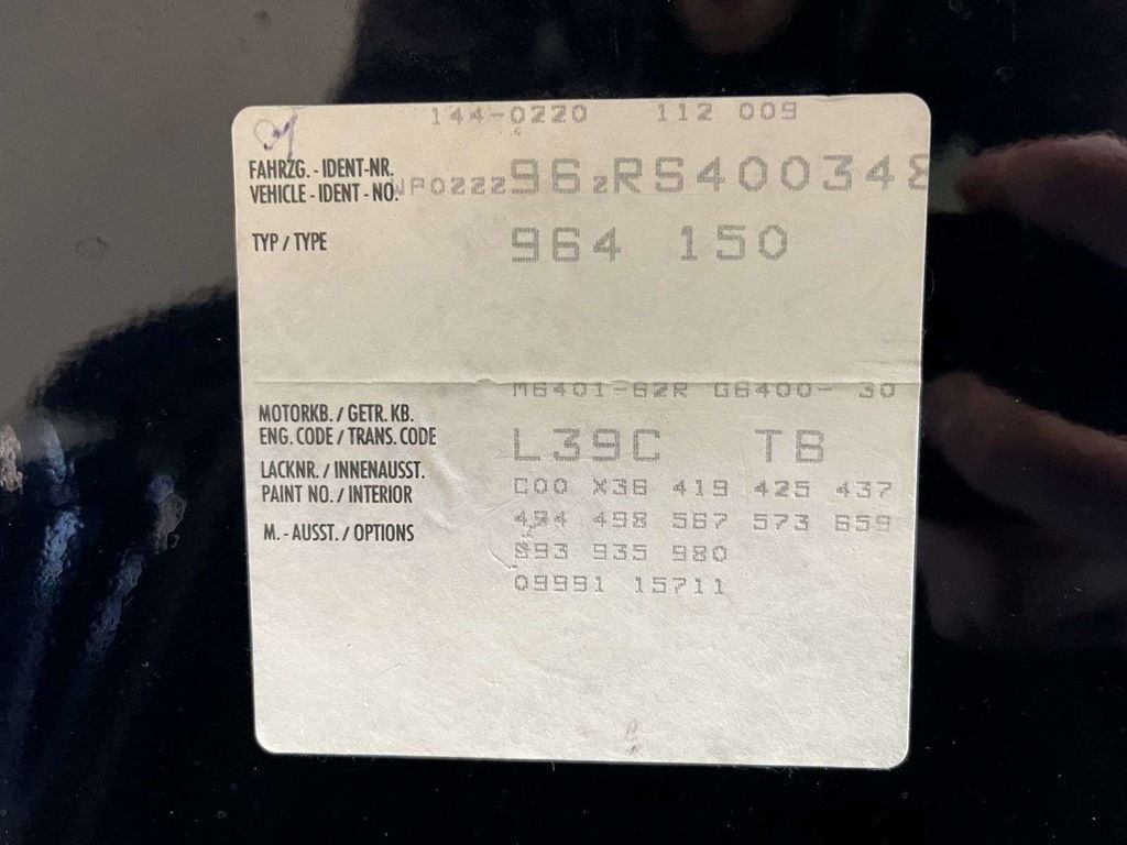 Porsche 964 Carrera 4 WTL