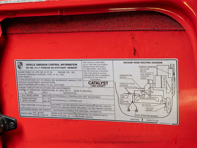 Porsche 911 Carrera 3.2 Speedster (US)