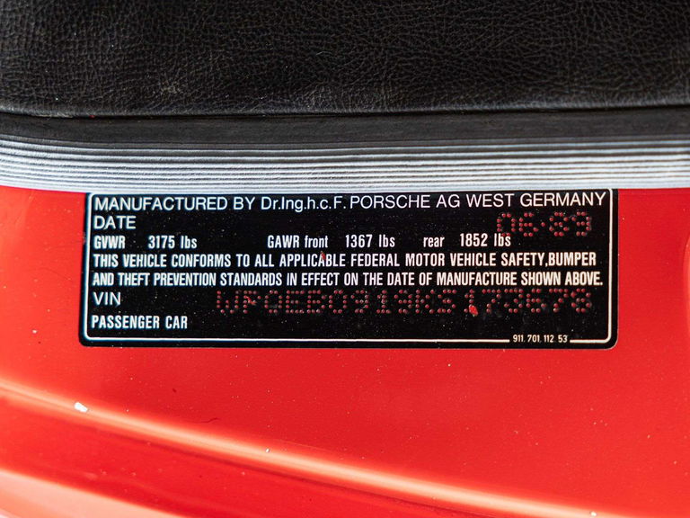 Porsche 911 Carrera 3.2 Speedster (US)