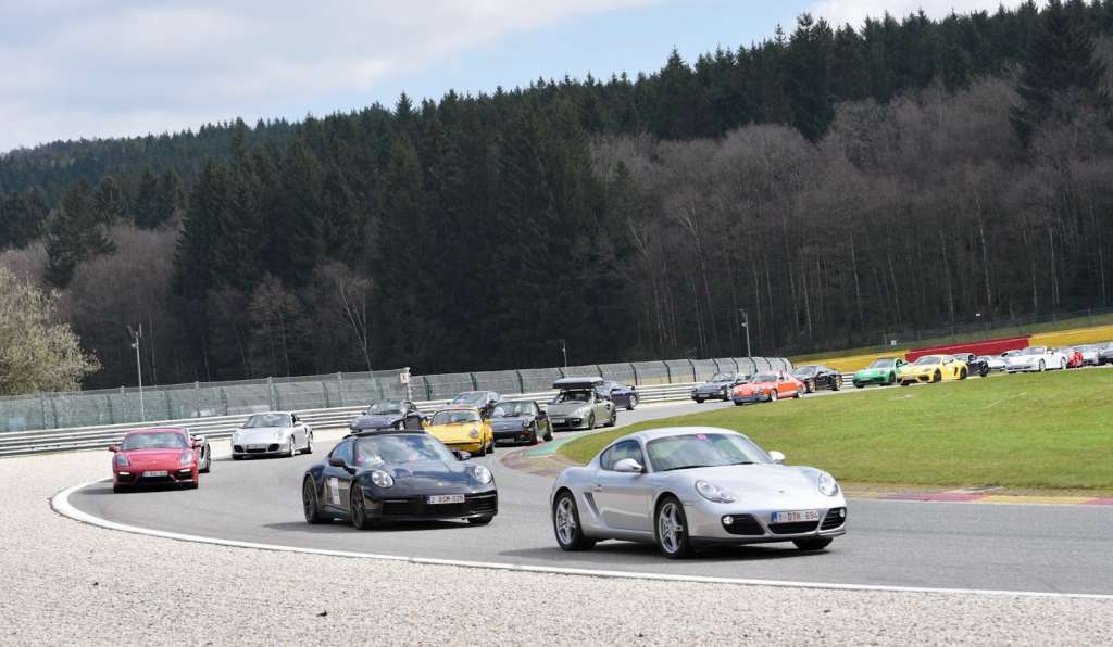 Porsche Club Francorchamps Days 2023 - PCF Days parade lap