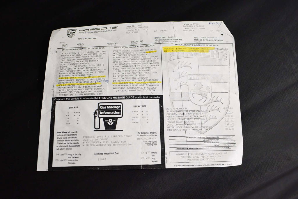 Porsche 993 Targa