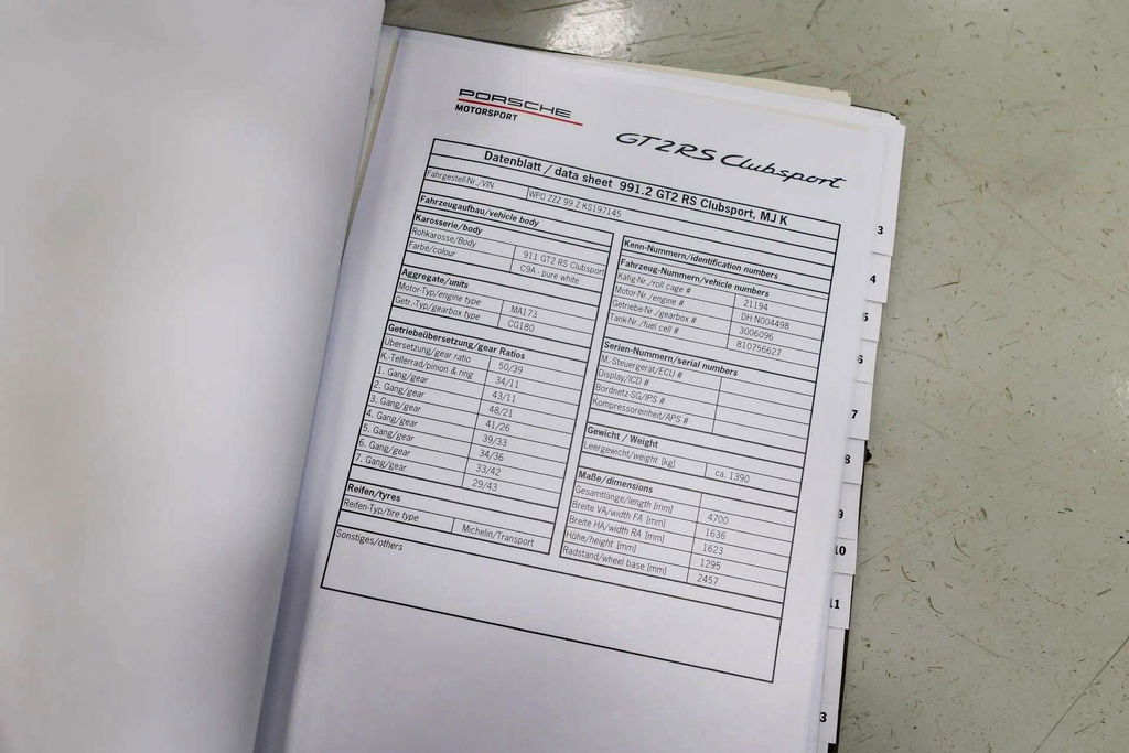 Porsche 991 GT2 RS Clubsport