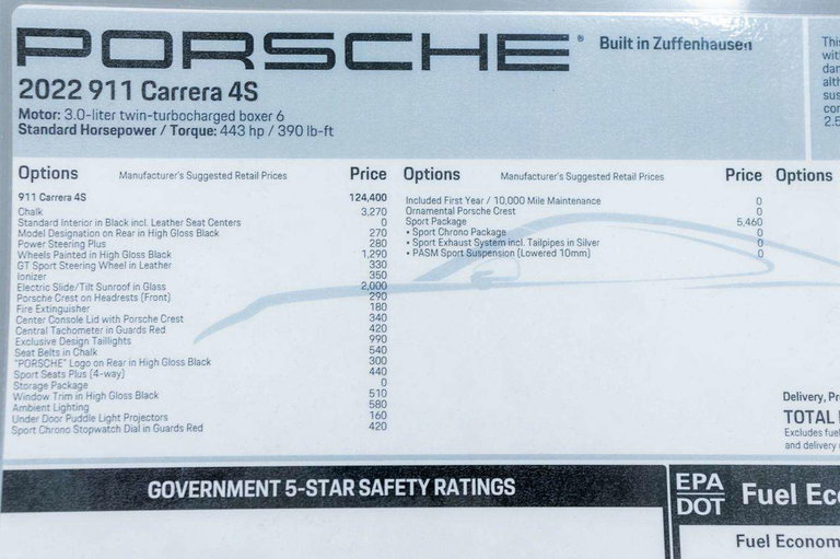 Porsche 992 Carrera 4S