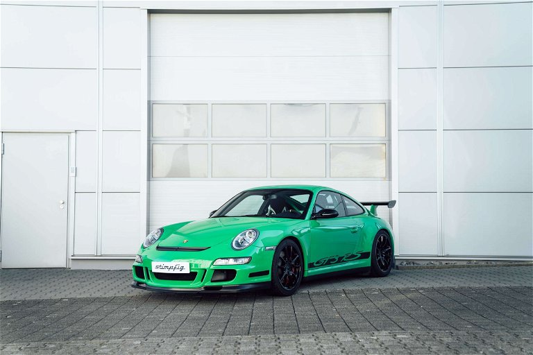 Porsche 911 GT3 RS 2022 Mint Green With Black Stickers