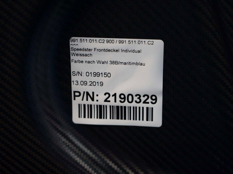 Porsche 991 Speedster