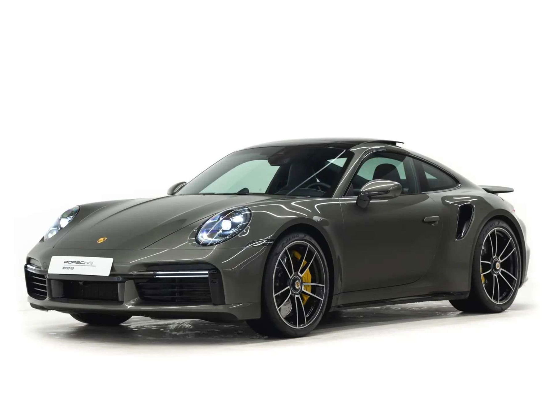 2021 porsche 911 turbo s green