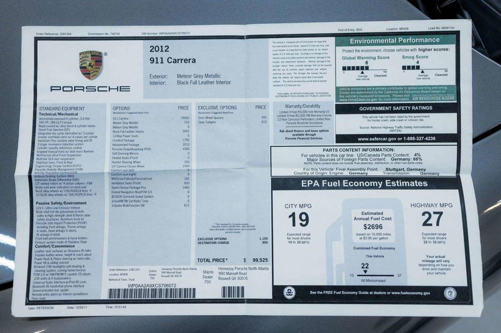 Porsche 997.2 Carrera