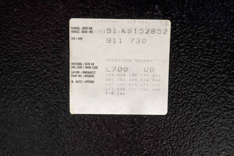 Porsche 911 Carrera 3.2 Speedster