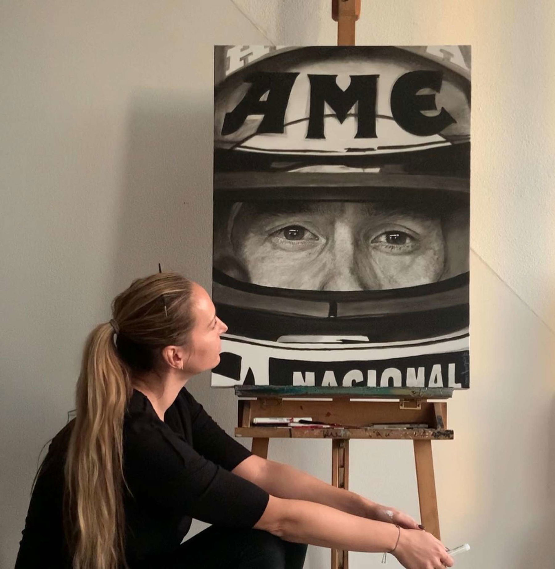 Romana Hirschvogl portrait Jacky Ickx