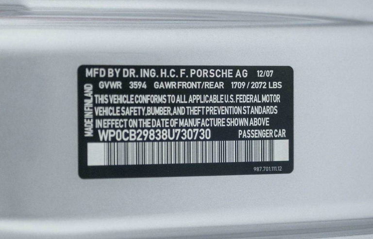 Porsche 987 Boxster RS 60 Spyder