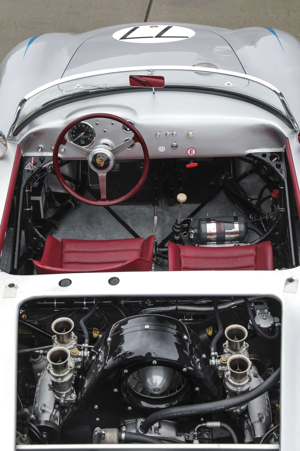 1960 Porsche 718 RS 60 Spyder in action at Monza & Paul