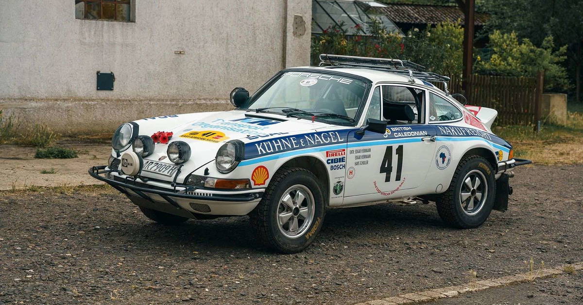 Miniature Trofeu Spark – Porsche 911 Safari 1973 N°10 Waldegård – Échelle 1/43