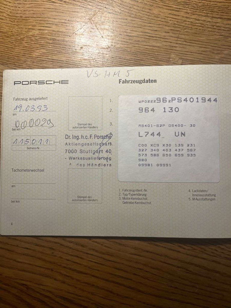 Porsche 964 Carrera 4