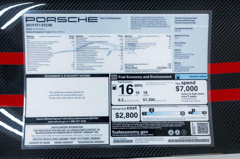 Porsche 991.2 GT3 RS