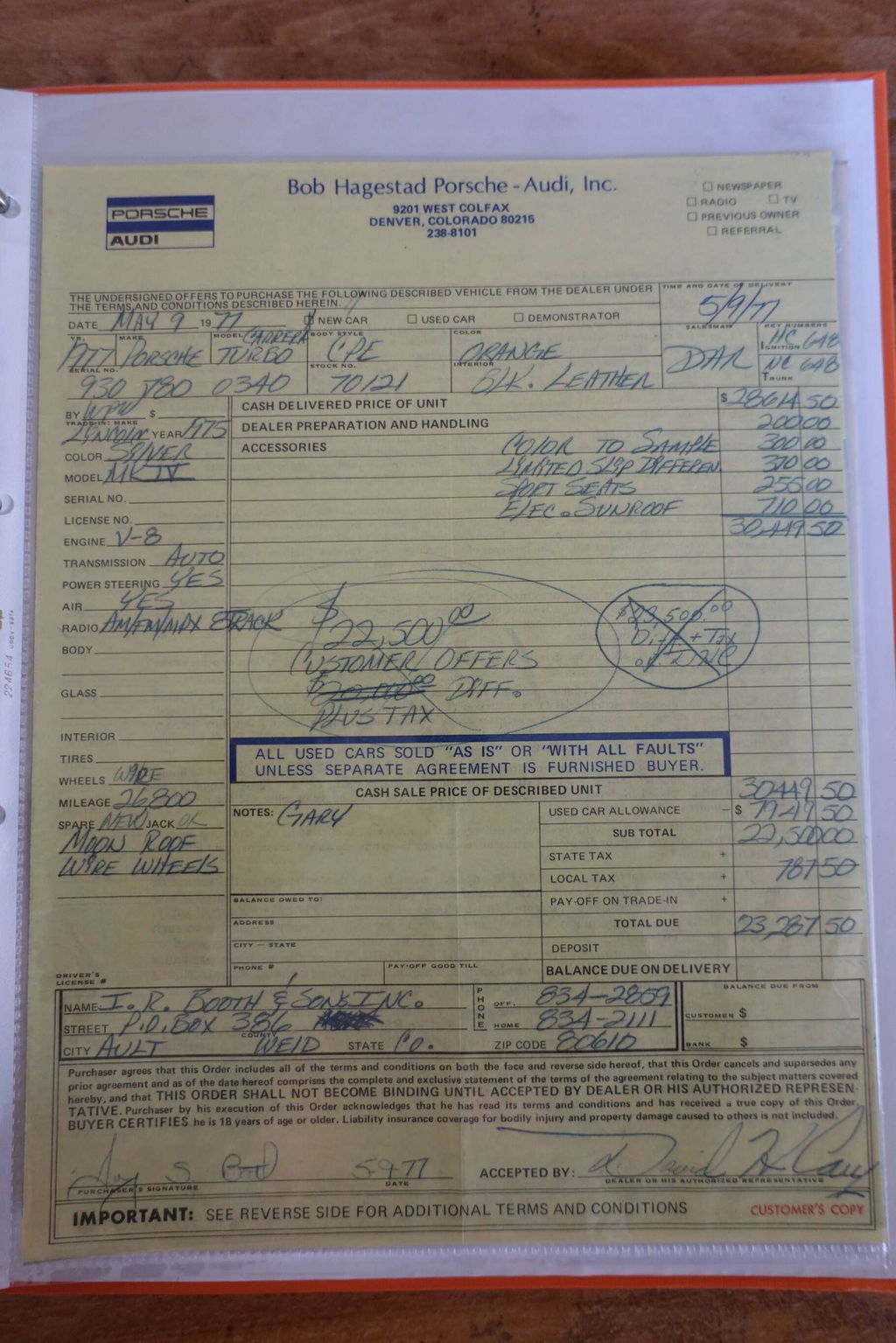 Porsche 911 Turbo 3.0