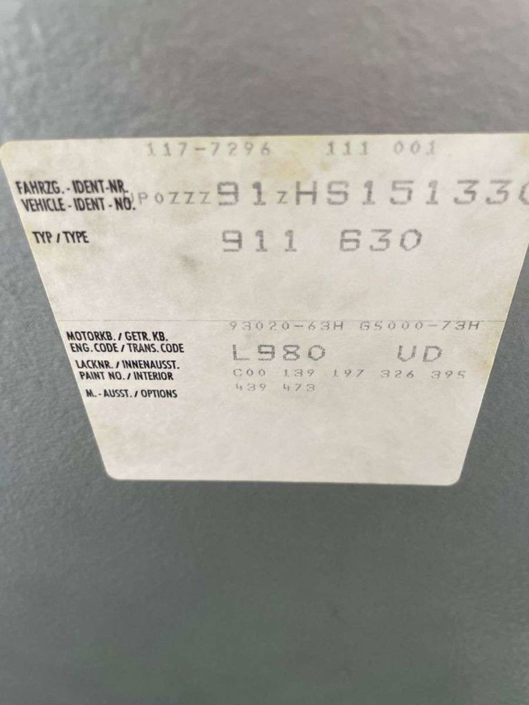 Porsche 911 Carrera 3.2