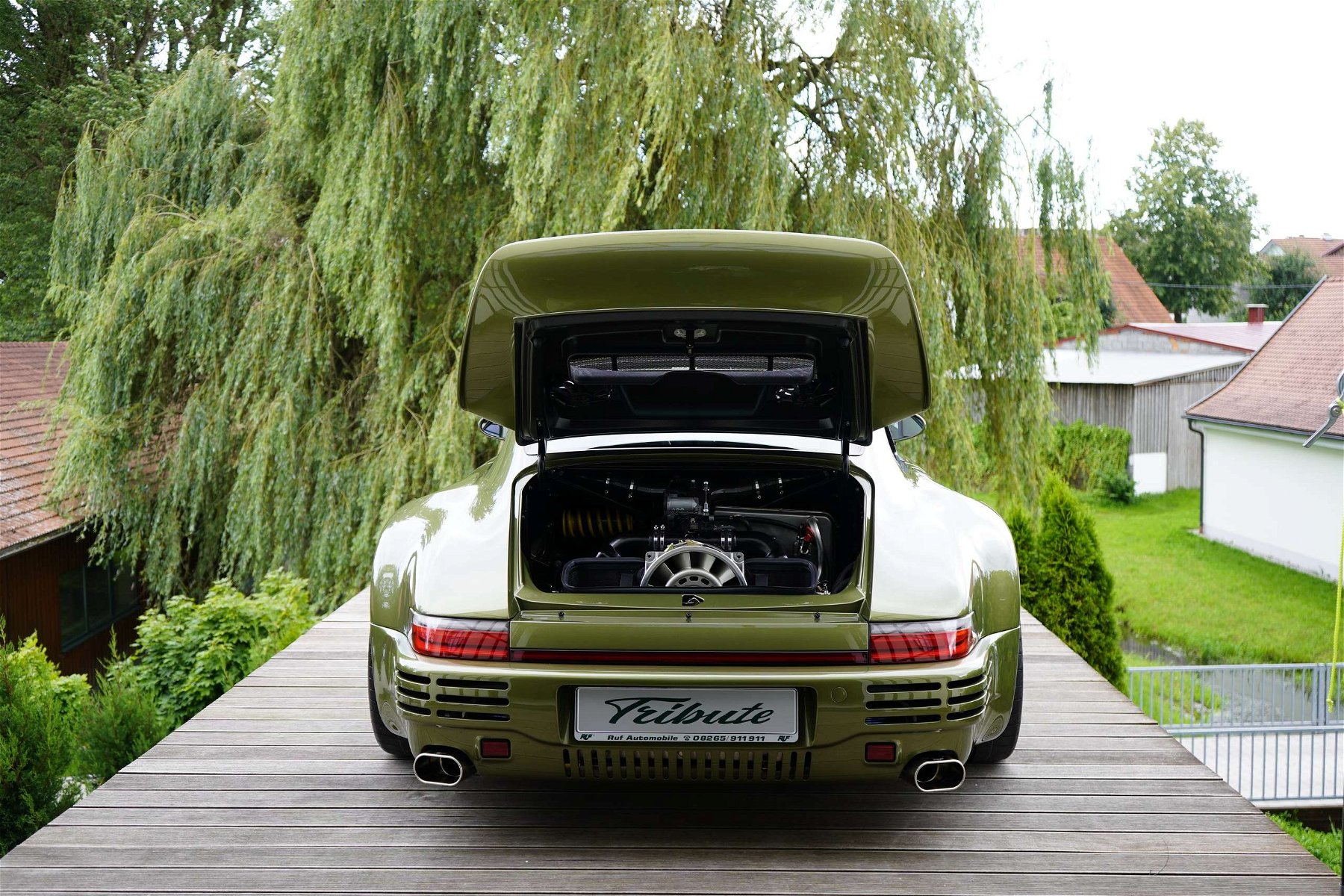 RUF Tribute with open trunk lid