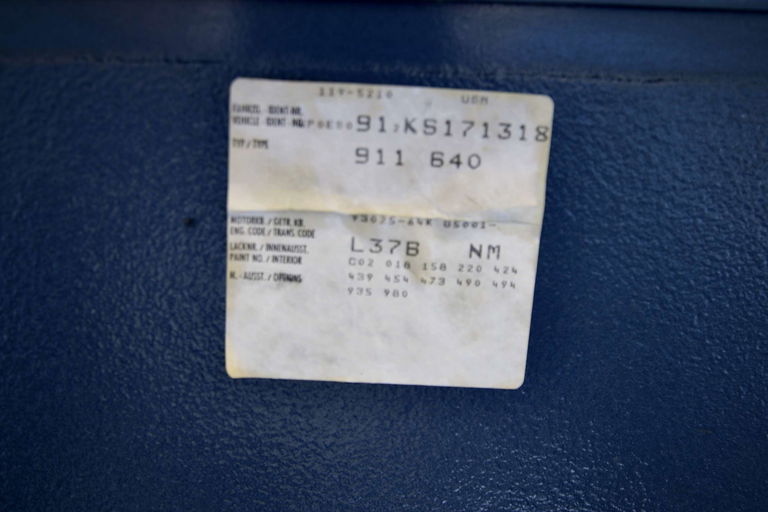 Porsche 911 Carrera 3.2 (US)